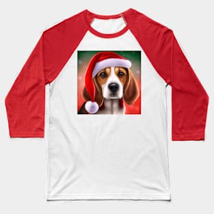 Christmas Beagle Dog Gift Baseball T-Shirt